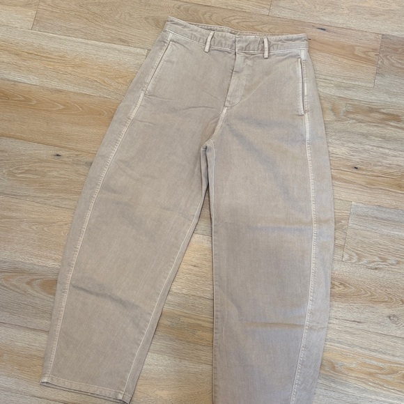 NWOT Gap mid rise twill barrel pants 2 - Picture 2 of 5